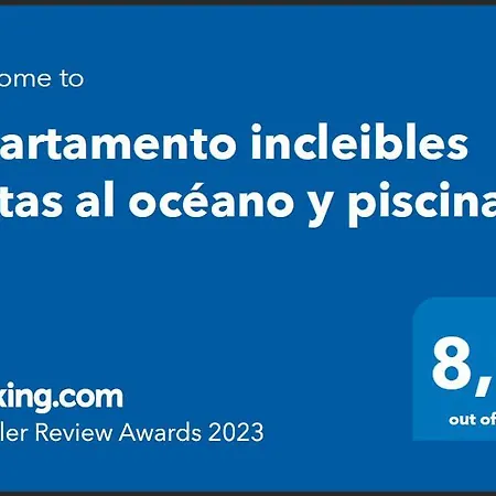 Incleibles Vistas Al Oceano Y Piscina. 아파트 아칸티라도