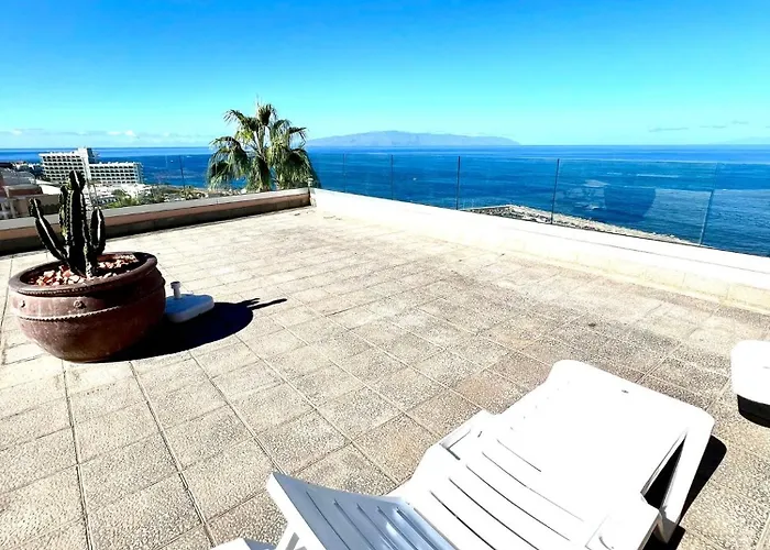 Incleibles Vistas Al Océano Y Piscina. Apartamento Acantilado de los Gigantes